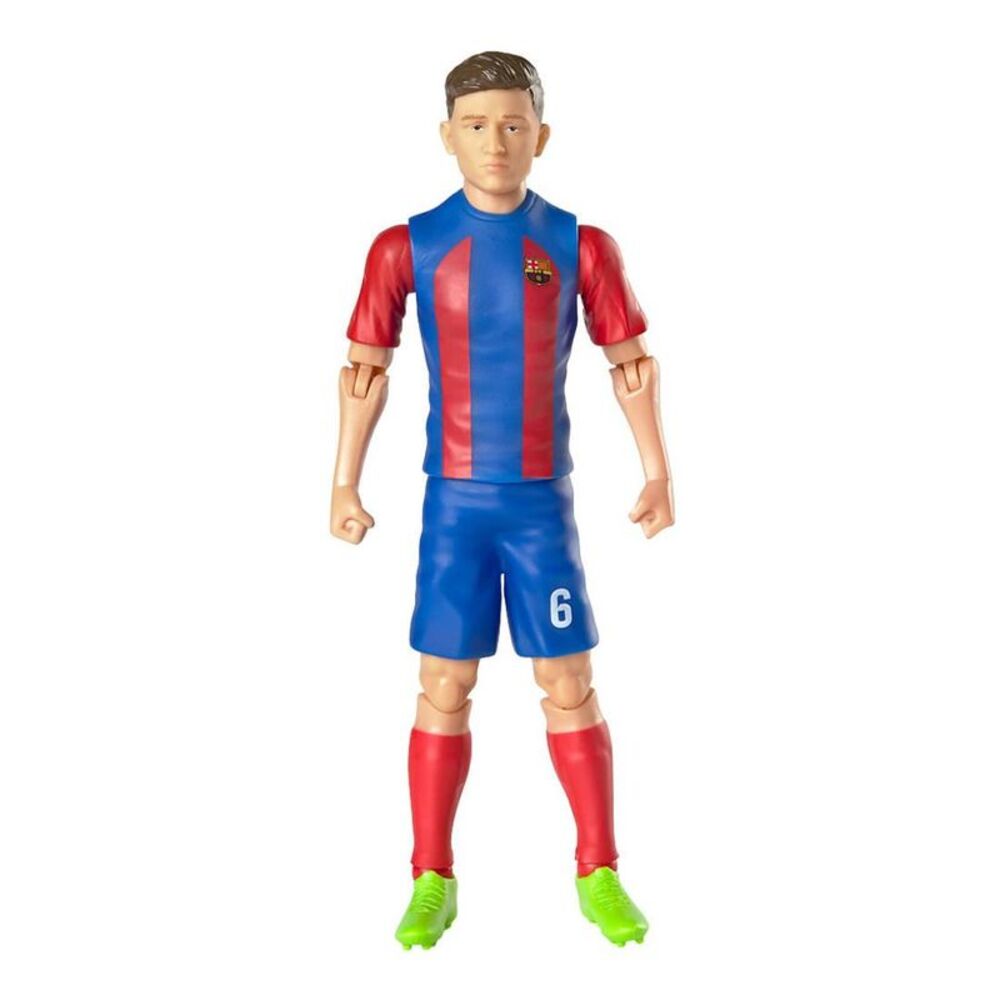 FC Barcelona Gavi Football Figurine / Multicolored